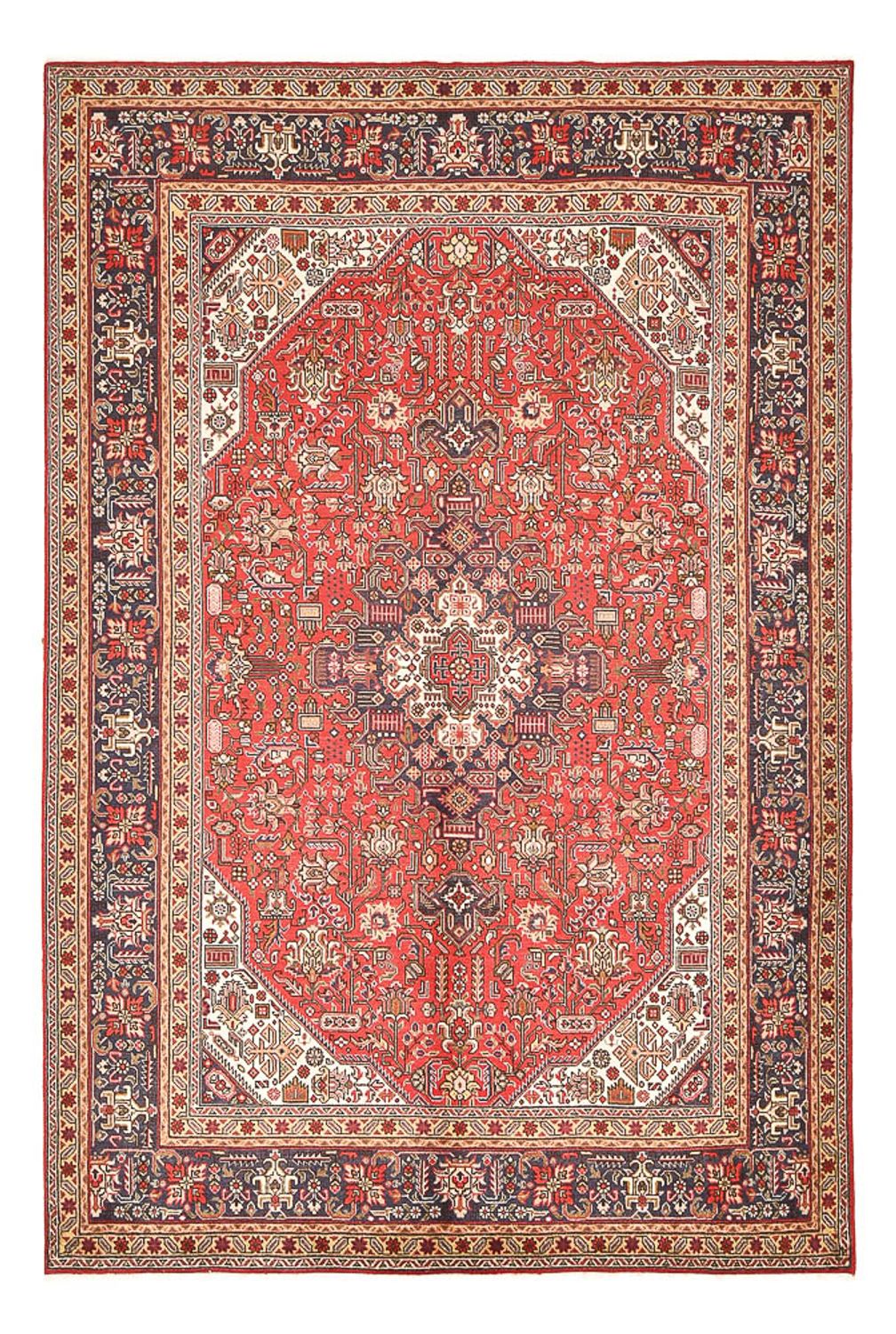 Tapete Persa - Tabriz - 300 x 200 cm - vermelho claro