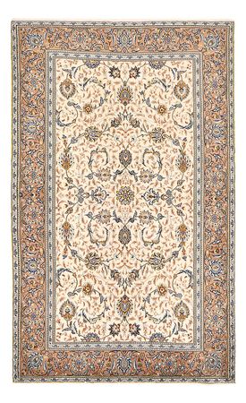 Tapis persan - Keshan - 223 x 138 cm - beige clair