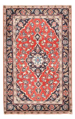 Alfombra persa - Keshan - 152 x 96 cm - rojo