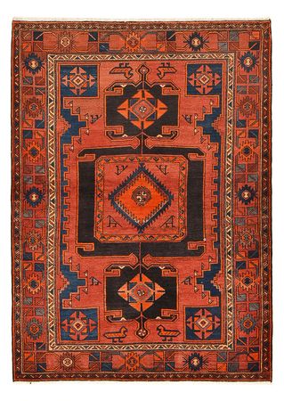 Perzisch tapijt - Bijar - 202 x 146 cm - rood