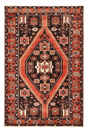 Tapis persan - Nomadic - 200 x 130 cm - rouge clair