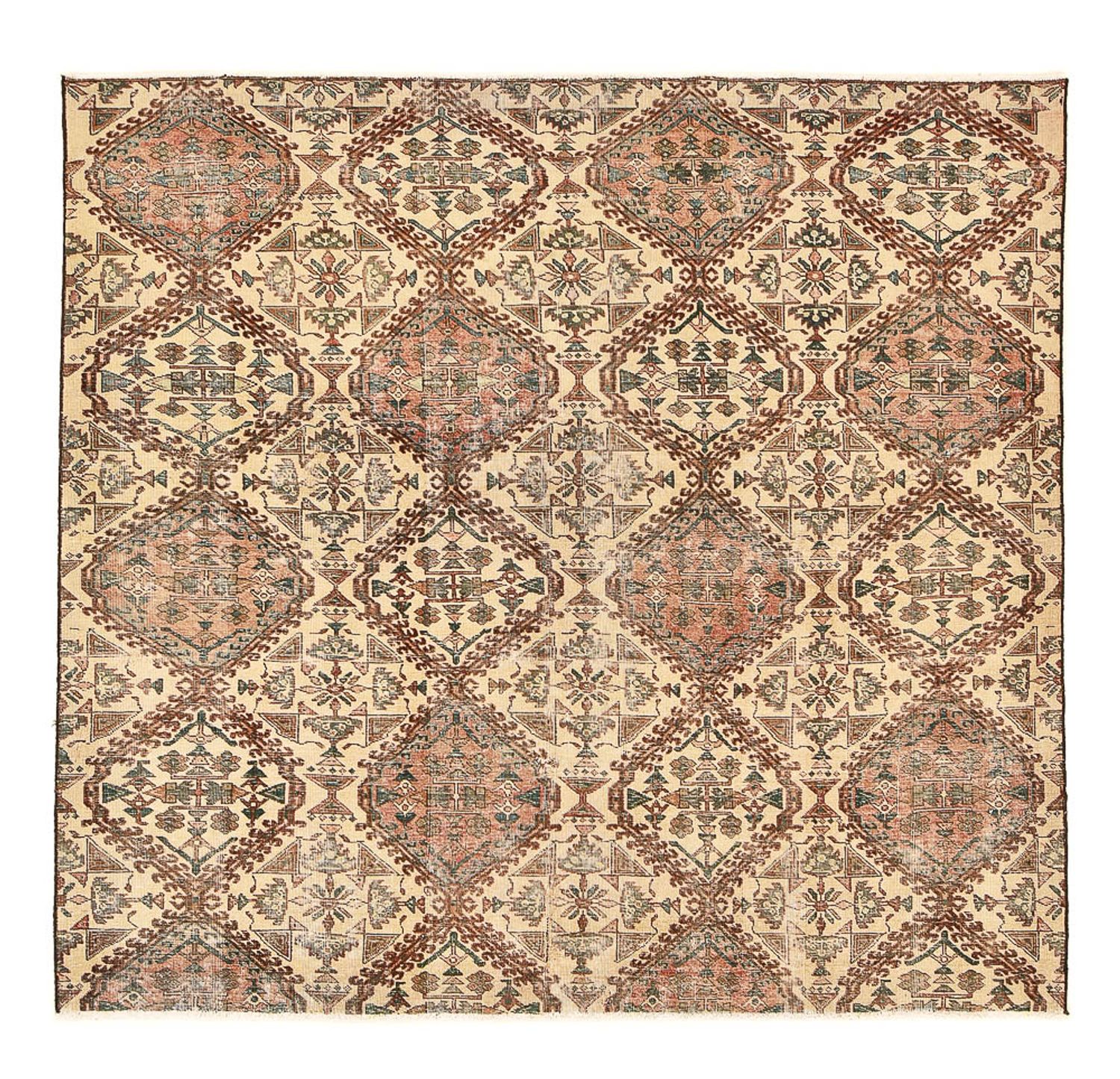 Tapis vintage - 233 x 233 cm - sable