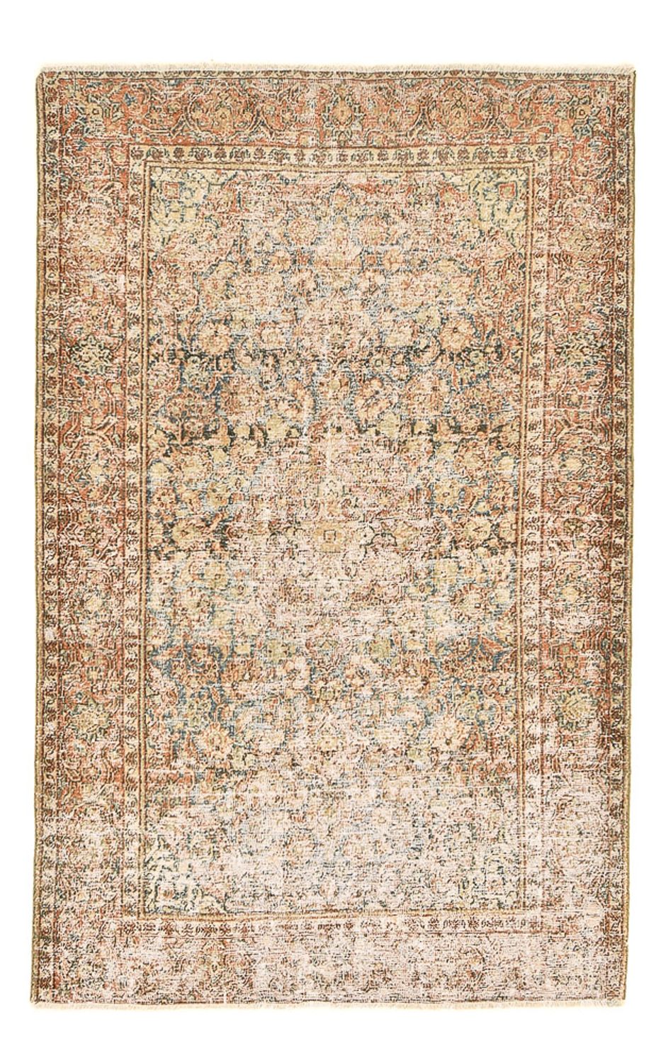 Vintage Teppich - 200 x 130 cm - dunkelbeige