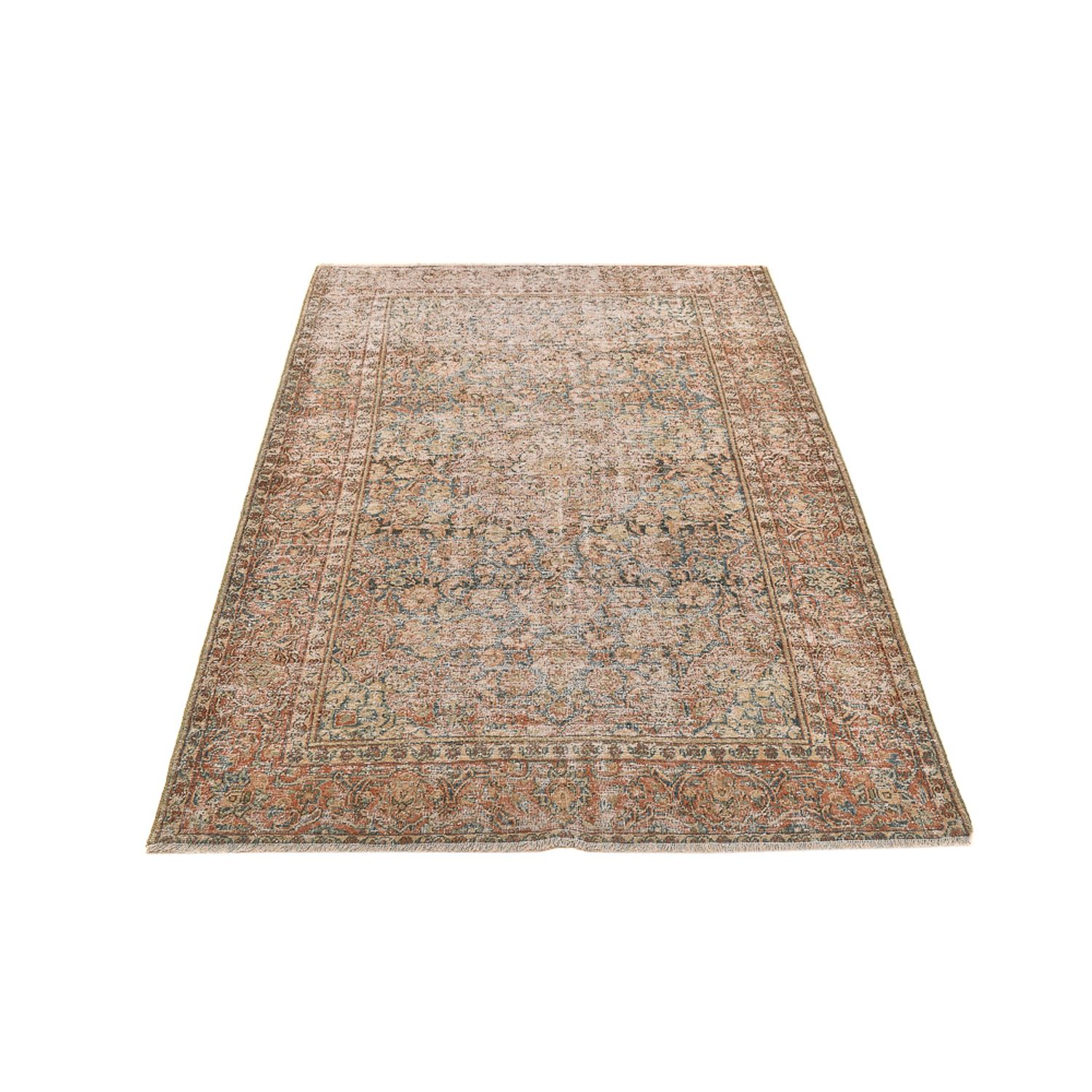 Vintage Teppich - 200 x 130 cm - dunkelbeige