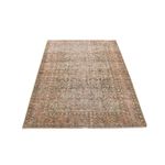 Vintage tapijt - 200 x 130 cm - donker beige