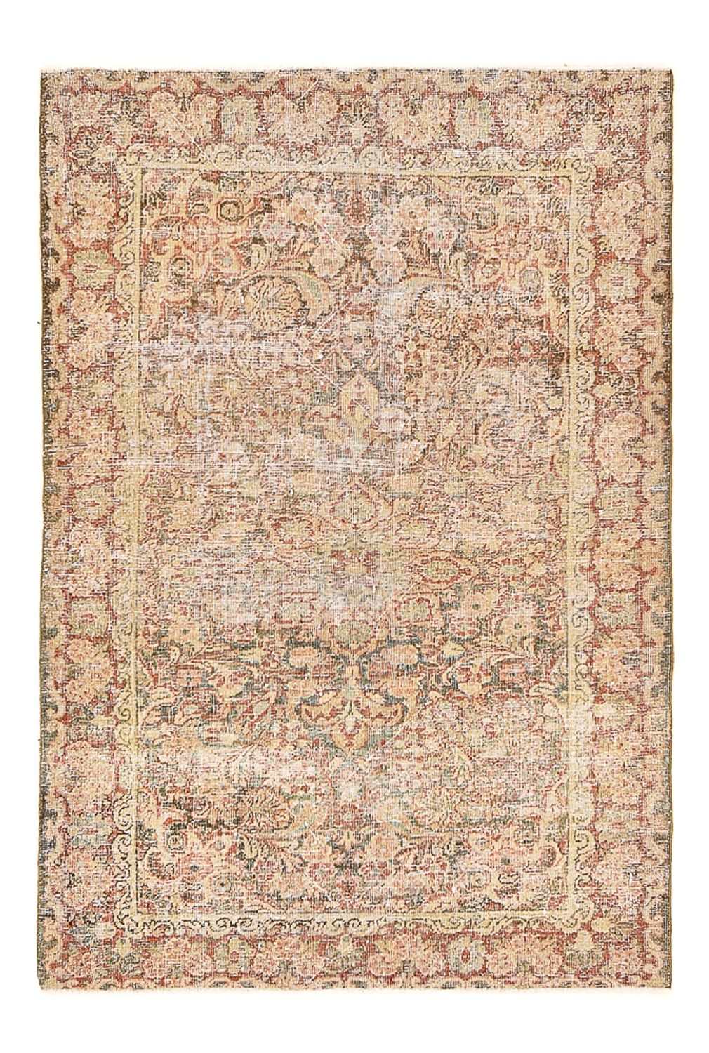 Tapis vintage - 191 x 120 cm - beige