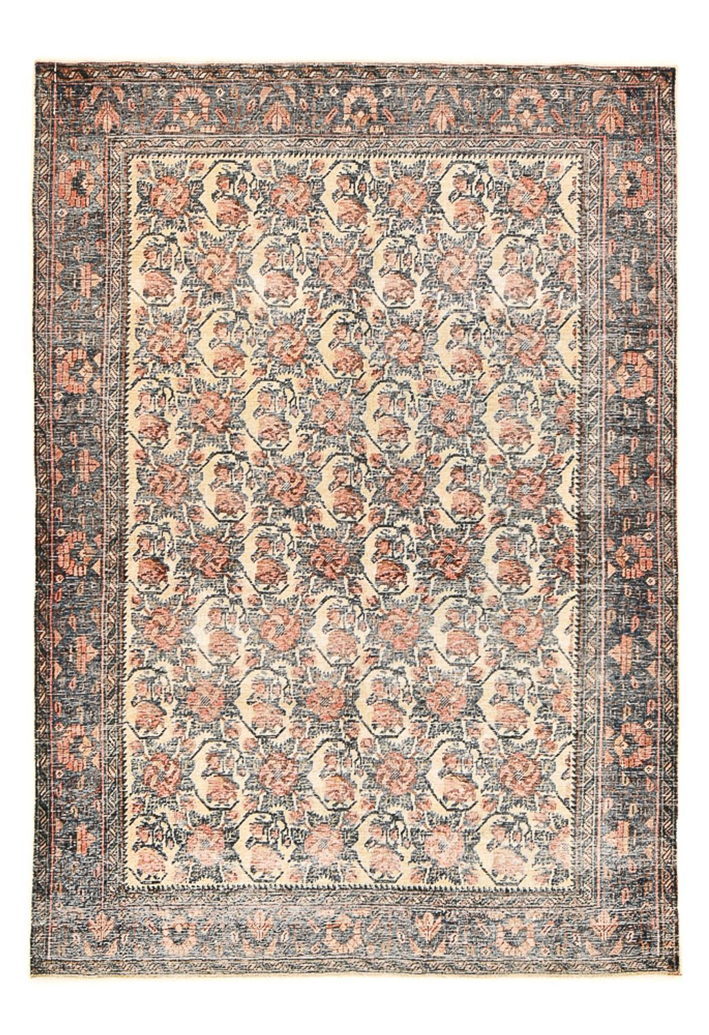 Vintage Rug - 210 x 148 cm - dark beige