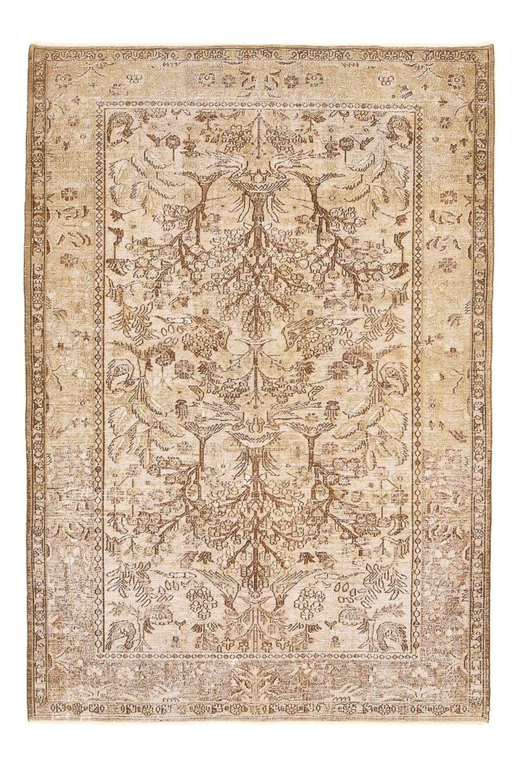 Vintage tapijt - 278 x 190 cm - beige