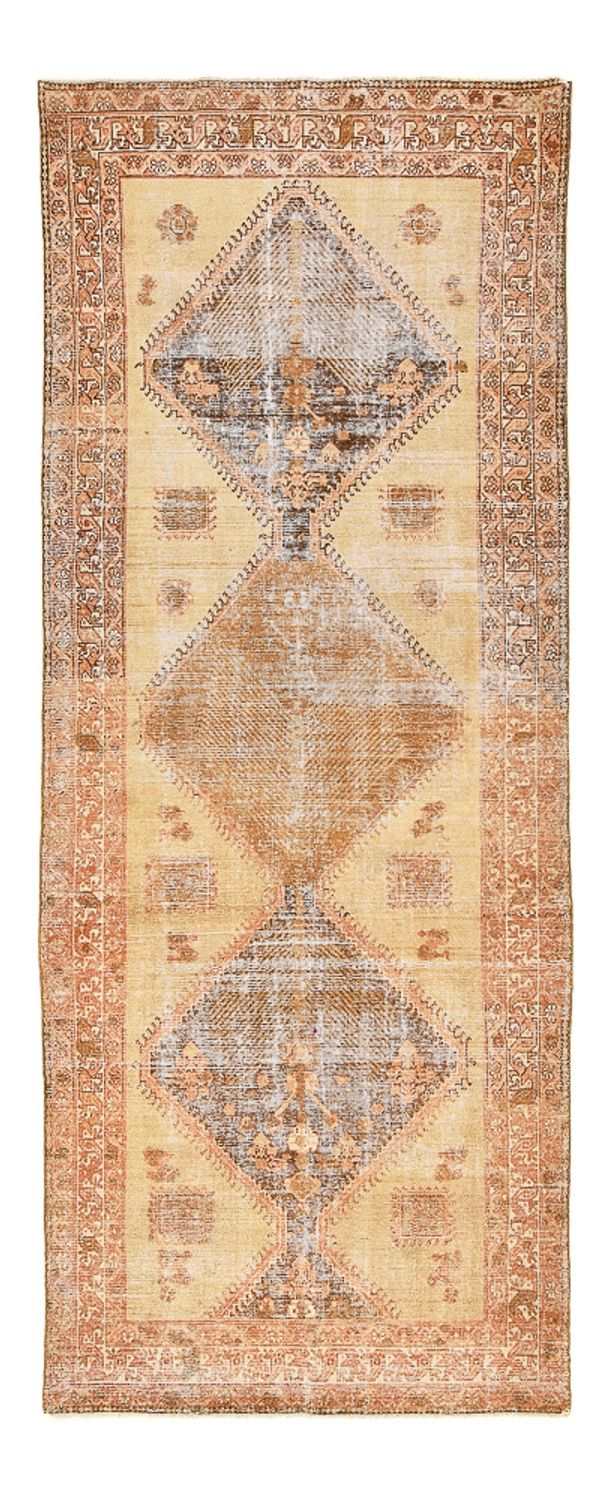 Biegacz Dywan Vintage - 350 x 136 cm - ciemny beż