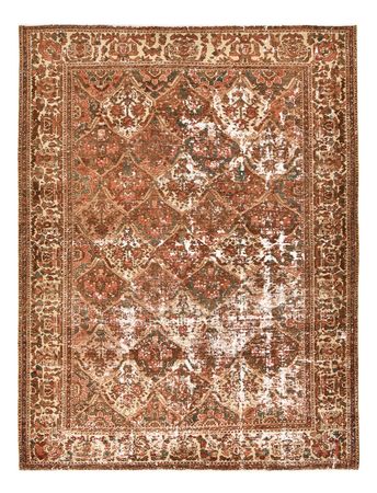 Vintage Teppich - 198 x 150 cm - dunkelbeige