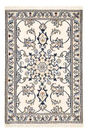 Tapis persan - Nain - 89 x 60 cm - crème