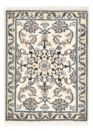 Tapis persan - Nain - 84 x 59 cm - crème