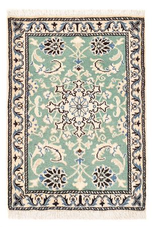 Tapis persan - Nain - 87 x 59 cm - vert clair