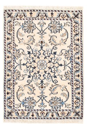 Tapis persan - Nain - 85 x 58 cm - crème