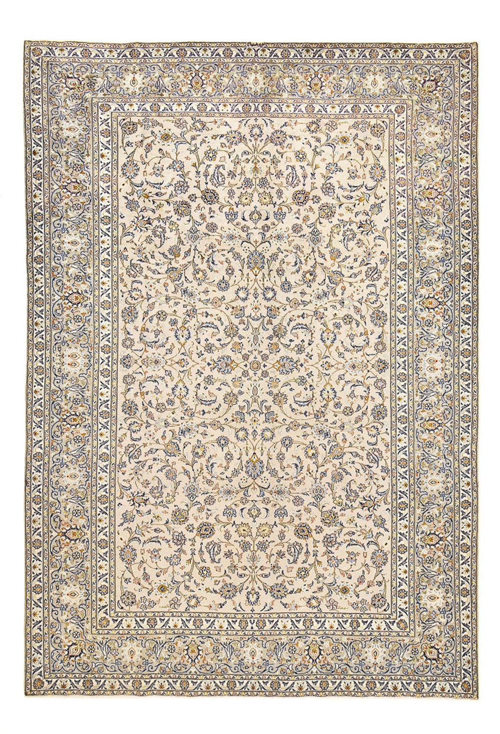 Tapis persan - Keshan - 417 x 286 cm - sable