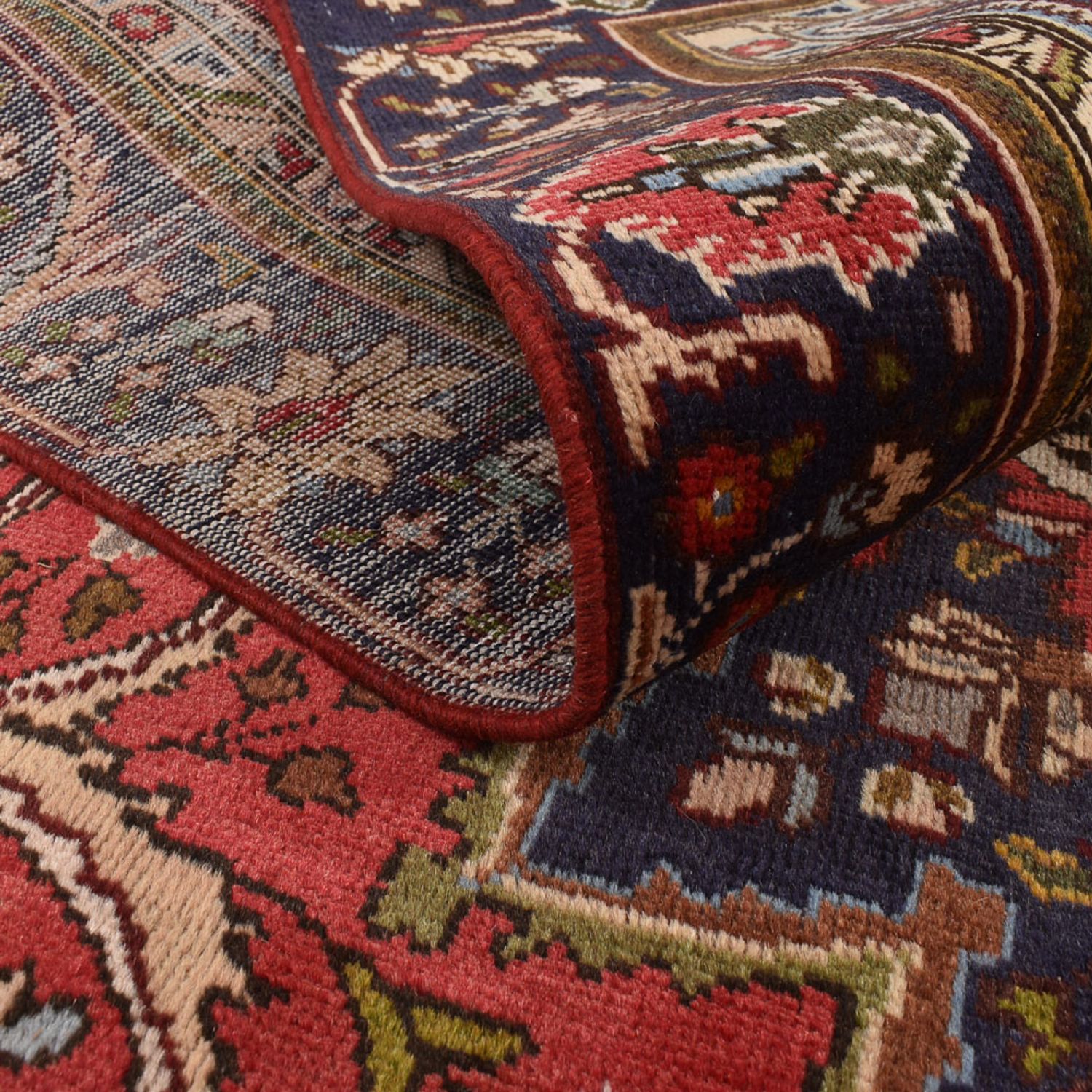 Perzisch tapijt - Tabriz - 253 x 177 cm - rood