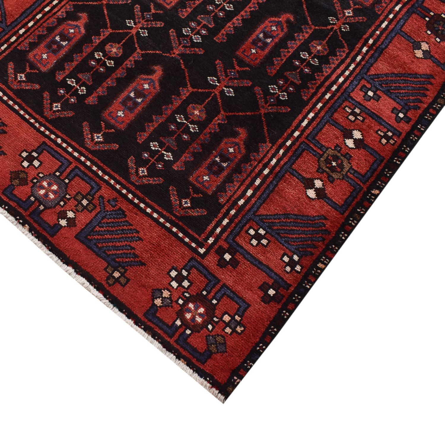 Loper Perzisch Tapijt - Nomadisch - 303 x 104 cm - rood