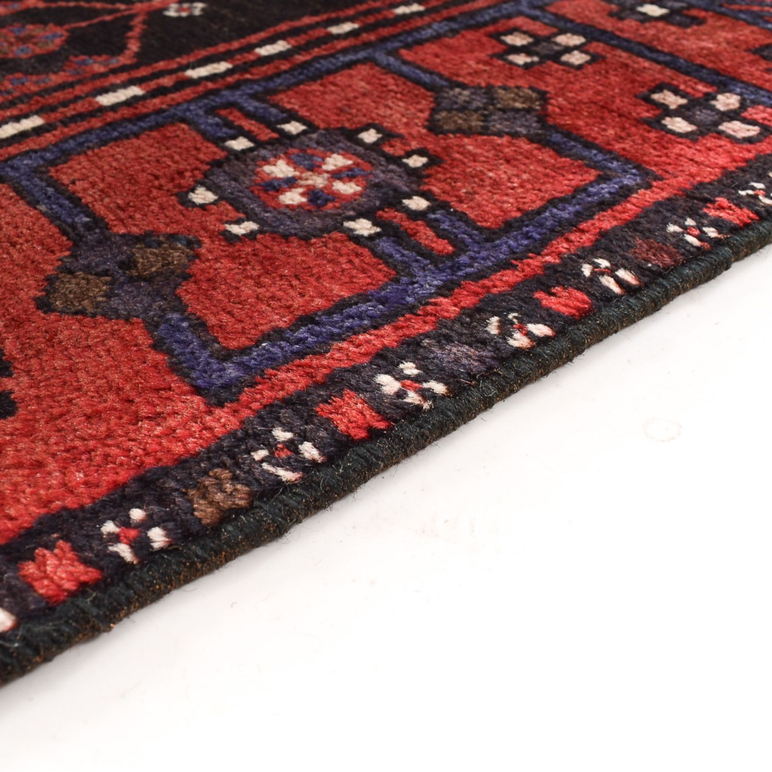 Tapis de couloir Tapis persan - Nomadic - 303 x 104 cm - rouge