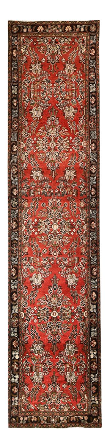 Loper Perzisch tapijt - Tabriz - 433 x 95 cm - rood