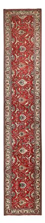 Loper Perzisch tapijt - Tabriz - 458 x 81 cm - rood