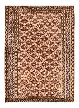 Turkaman Rug - 132 x 97 cm - light red