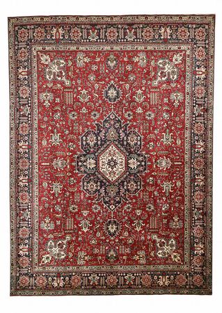 Tappeto Persero - Tabriz - 405 x 297 cm - rosso