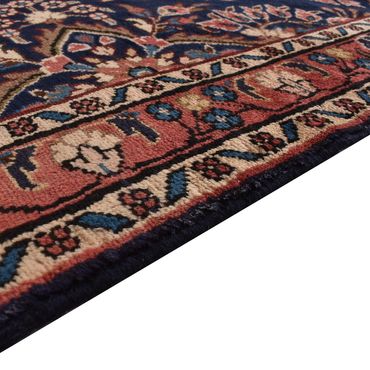 Tapis de couloir Tapis persan - Nomadic - 435 x 102 cm - bleu foncé