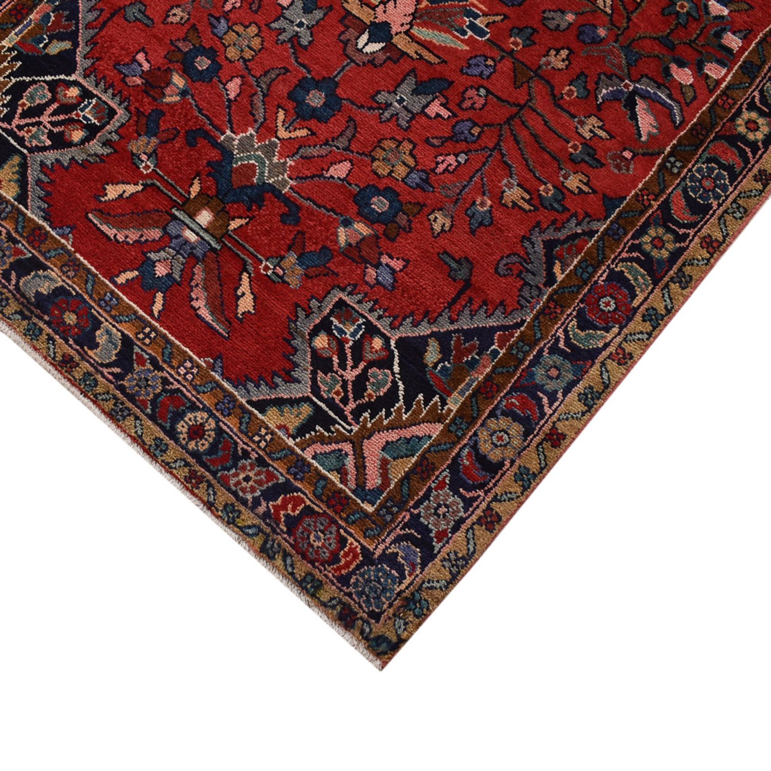 Tapis de couloir Tapis persan - Nomadic - 320 x 98 cm - rouge