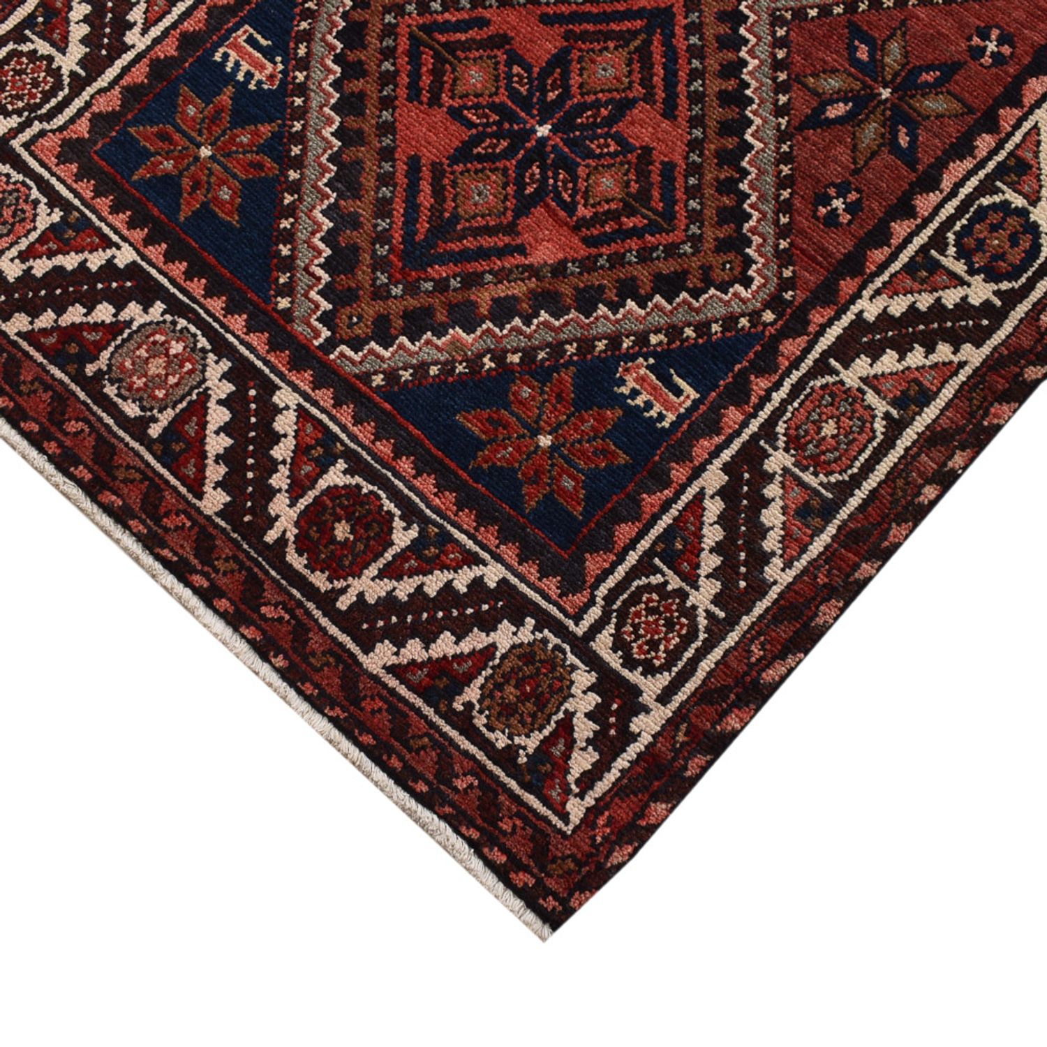 Tapis de couloir Tapis persan - Nomadic - 299 x 85 cm - rouge