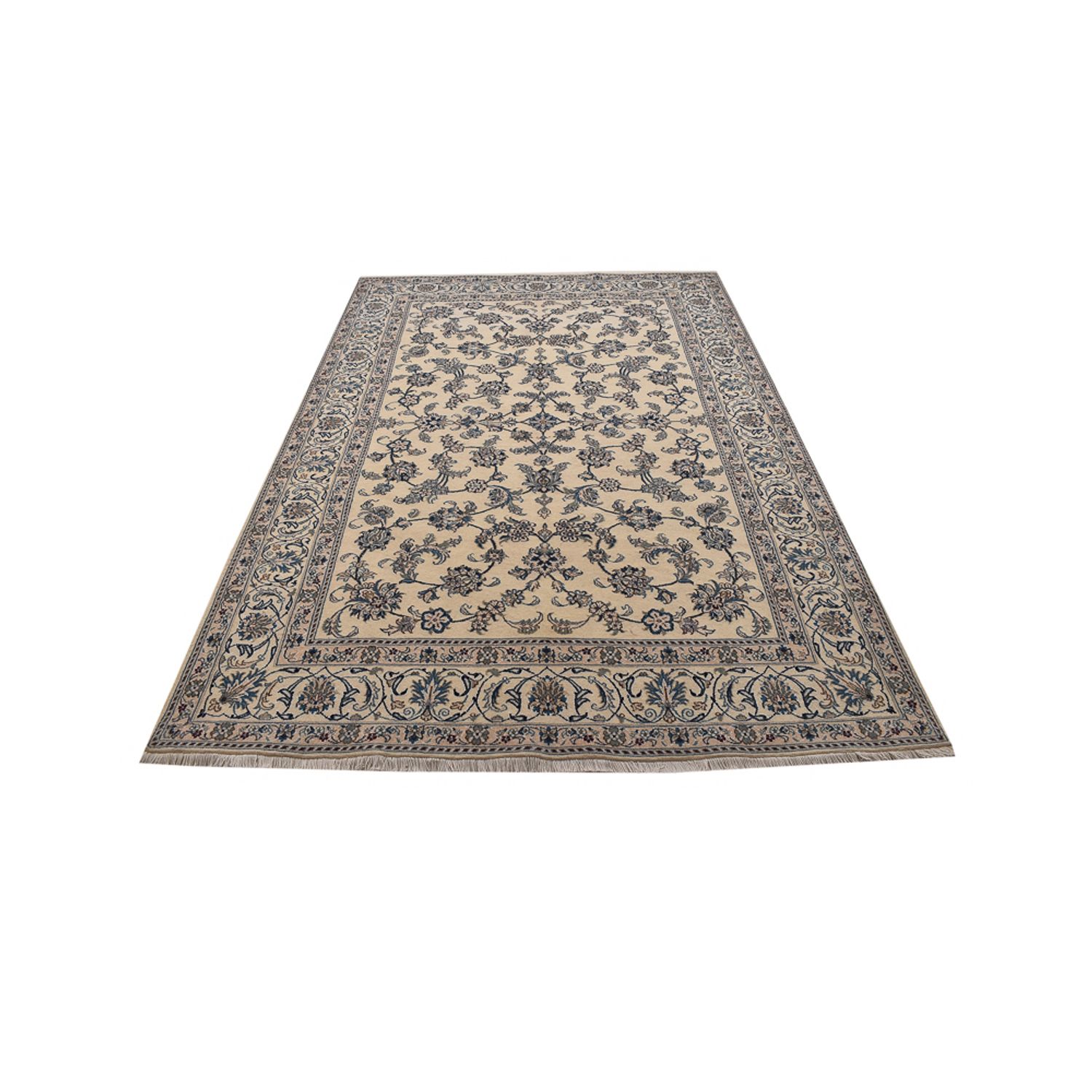 Tapis persan - Nain - 293 x 196 cm - sable