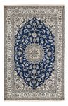 Tapis persan - Nain - 300 x 197 cm - bleu