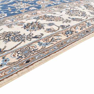 Tapis persan - Nain carré  - 300 x 289 cm - bleu