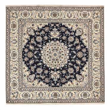 Perser Rug - Nain square  - 195 x 193 cm - dark blue