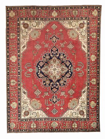 Tapete Persa - Tabriz - 345 x 255 cm - vermelho