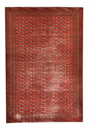 Turkaman tapijt - 190 x 128 cm - rood