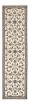 Tapis de couloir Tapis persan - Nain - 287 x 80 cm - beige