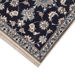 Alfombra de pasillo Alfombra persa - Nain - 200 x 79 cm - azul oscuro