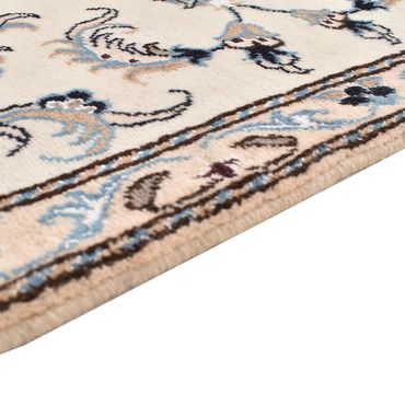 Tapis de couloir Tapis persan - Nain - 200 x 80 cm - beige