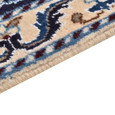 Tapis persan - Nain - 90 x 60 cm - bleu foncé