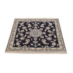 Tapis persan - Nain carré  - 90 x 97 cm - bleu foncé