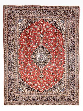 Tapis persan - Keshan - 409 x 301 cm - rouge