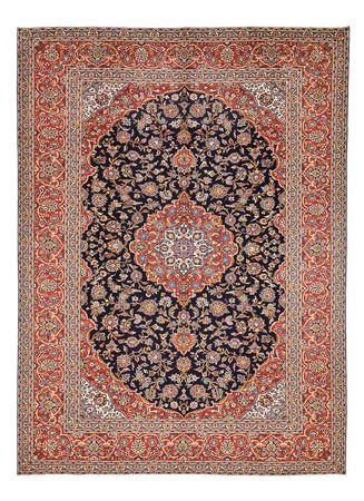 Perser Rug - Keshan - 398 x 295 cm - dark blue