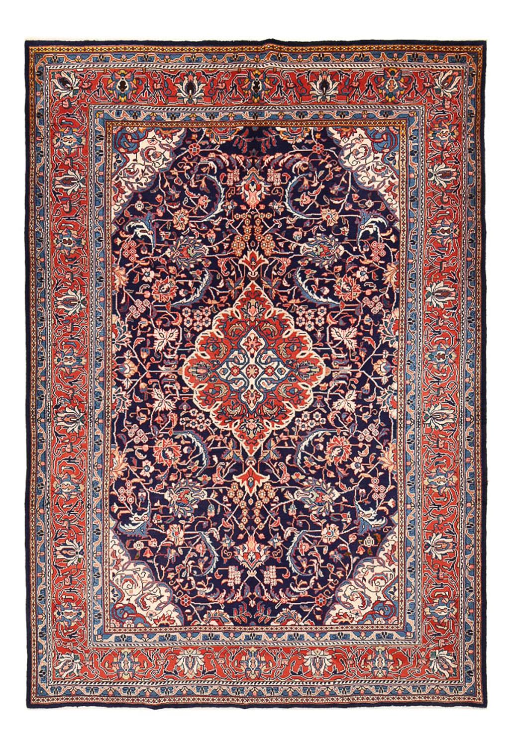 Tapis persan - Classique - 333 x 224 cm - bleu foncé