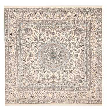 Perser Rug - Nain - Royal square  - 308 x 303 cm - white