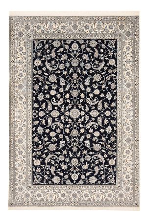 Tapete Persa - Nain - Premium - 297 x 209 cm - azul escuro