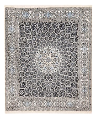 Alfombra Persa - Nain - Prima - 307 x 262 cm - gris oscuro