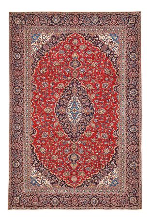 Alfombra persa - Keshan - 405 x 275 cm - rojo