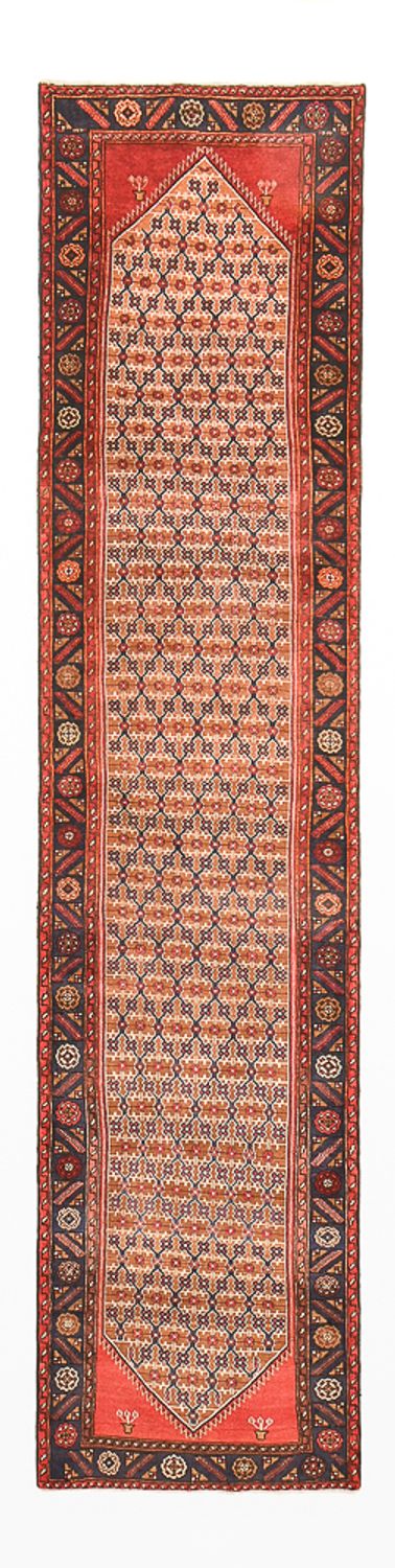 Corredor Tapete Persa - Nomadic - 393 x 90 cm - vermelho claro