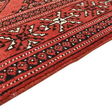 Runner Turkaman Rug - 376 x 98 cm - red