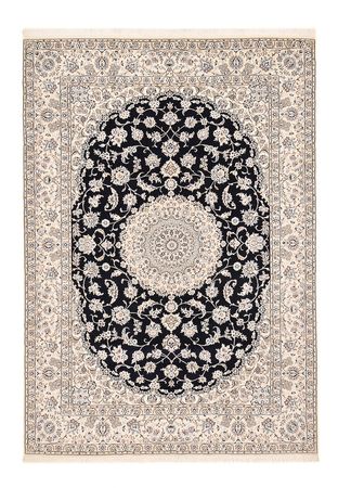 Tapis persan - Nain - Royal - 356 x 251 cm - bleu foncé